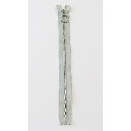 YKK 4 mm alu lynlås 30 cm i grå