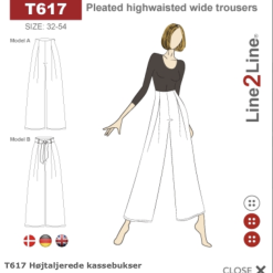 Line2Line | Højtaljerede kassebukser T617