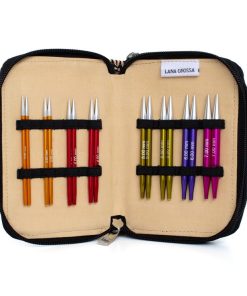 KnitPro udskiftlige rundpinde sæt i aluminium “rainbow”