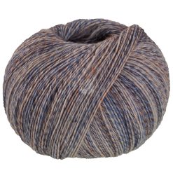 Vintage Socks | blå-cognac fv. 1018