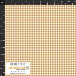 Nordsø bomuld i gul med små tern