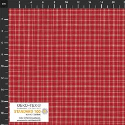 Nordsø bomuld i røde tern