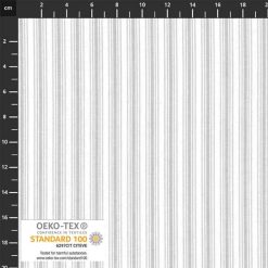 Nordsø bomuld i lyseblå med striber