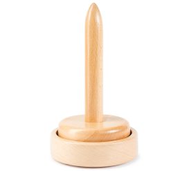 Garnnøgle holder med spyd