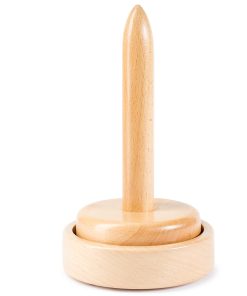 Garnnøgle holder med spyd