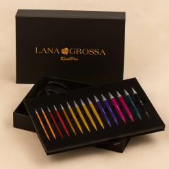 KnitPro udskiftlige rundpinde sæt i aluminium "rainbow"