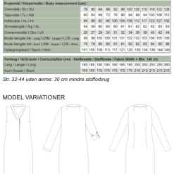 Line2Line | Skjortekjole med læg og v-hals K2245