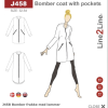 Line2Line | Bomber frakke med lommer J458