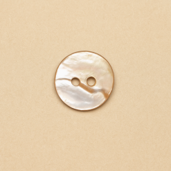 Knap 2 hul 18 mm rosa perlemor