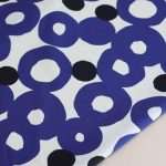 Mind the MAKER | cotton / linen print - Cobalt night