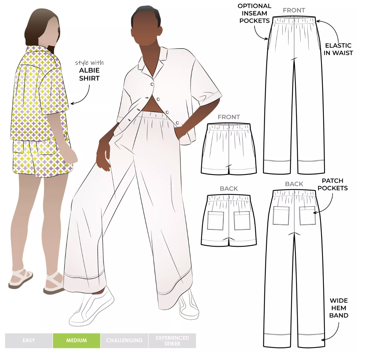 Style Arc | Albie Woven Pant