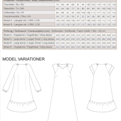Line2Line | Raglankjole med pufærmer og v-hals K2289