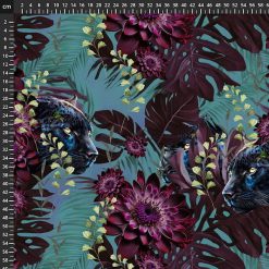 ECOVERO viskosejersey med mønster