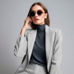 Light & Lush | 100% merinould i jeansblå