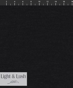 Light & Lush | Merino/silke drop-needle i sort