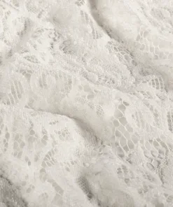 Chenille blonde i offwhite