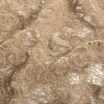 Chenille blonde i beige