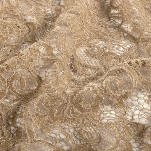 Chenille blonde i beige