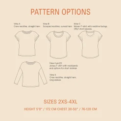 Wardrobe by Me | Easy T-shirt str. 30 - 54