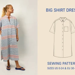 Wardrobe by Me | Big Shirt Dress str. 30 - 54