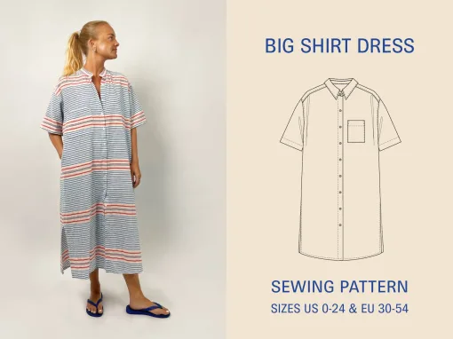 Wardrobe by Me | Big Shirt Dress str. 30 - 54