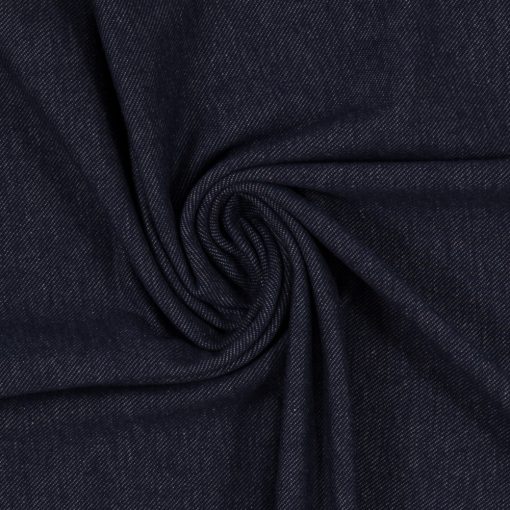 Denimjersey i mørkeblå