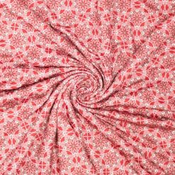 Yoga-stof med mandalamønster