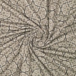 Yoga-stof med mandalamønster