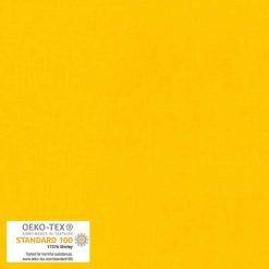 Ensfarvet bomuld i gul fv. 105