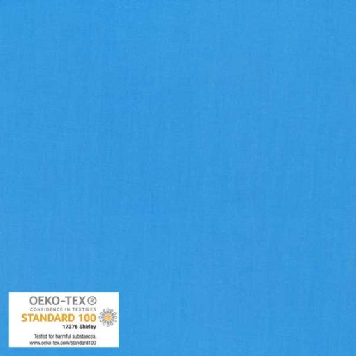 Ensfarvet bomuld i light blue fv. 661