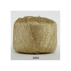 Hjertegarn | Lurex guld