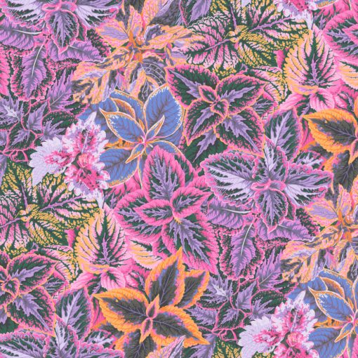 PWPJ132.PINK-Bold-Leaves-scaled Kaffe Fassett Collective | Bold leaves