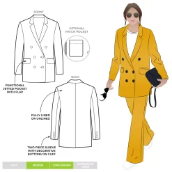 Style Arc | McKenzie Woven Blazer str. 4-16 (EU 32 - 44)