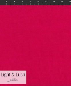 Light & Lush | Merino/silke i fv. bright rose