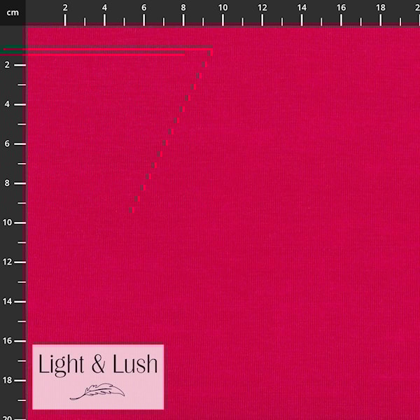 Light & Lush | Merino/silke i fv. bright rose