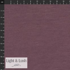 Light & Lush | Merino/silke drop-needle i bordeaux