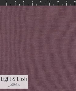 Light & Lush | Merino/silke drop-needle i bordeaux