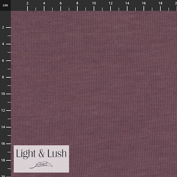 Light & Lush | Merino/silke drop-needle i bordeaux