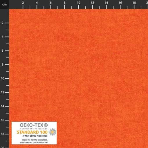 Meleret bomuld i orange fv. 204