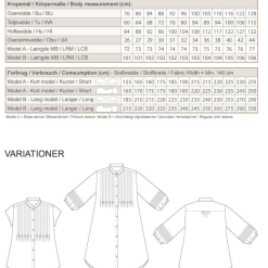 Line2Line | Gennemknappet skjorte med bieser B1277