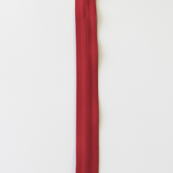 YKK 4 mm srød usynlig lynlås 50 cm