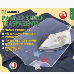 Transperant strygeklæde 61 x 36 cm