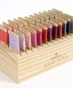 Dmc eco vita opbevaringsæske træ m/24 vinsler