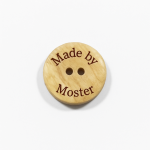 Knap i træ, 18 mm - made by moster