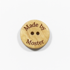 Knap i træ, 18 mm - made by moster