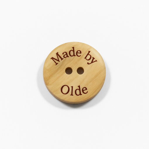 Knap i træ, 18 mm - made by olde