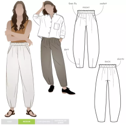 Style Arc | Barry Woven Pant