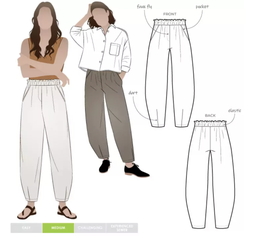 Style Arc | Barry Woven Pant