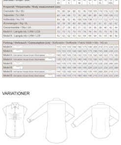 Line2Line | Figursyet skjorte med vandrette rynker B1273