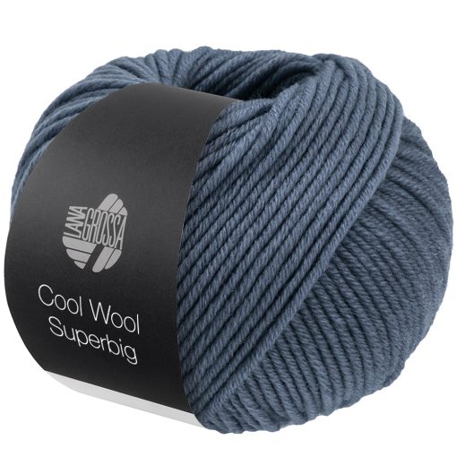 Cool Wool Superbig | stålblå fv. 18